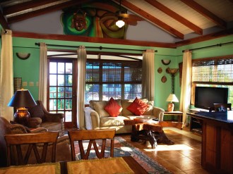 Living Area in Lux Villa.