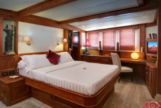 Superb luxury cabins.