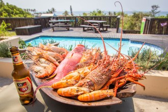 Food in Mozambique is amazing and cheap.