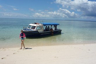 Nunukan Island Resort Dive Boat.