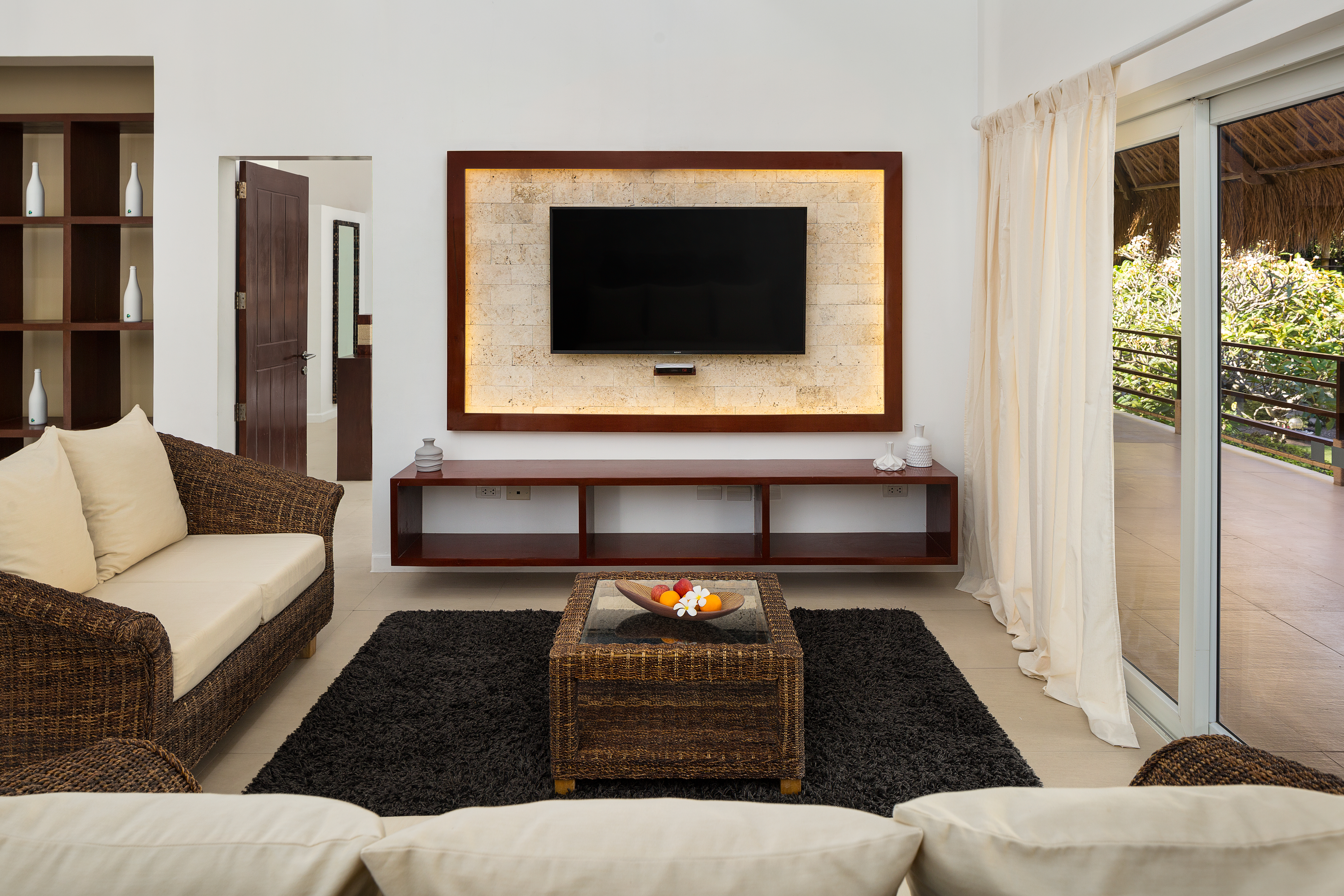 Penthouse lounging area