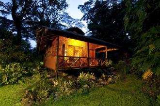 Walindi Plantation Resort Bungalow.
