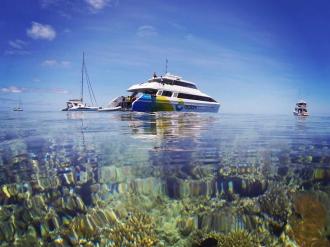 Explore the Great Barrier Reef Dive Boat.