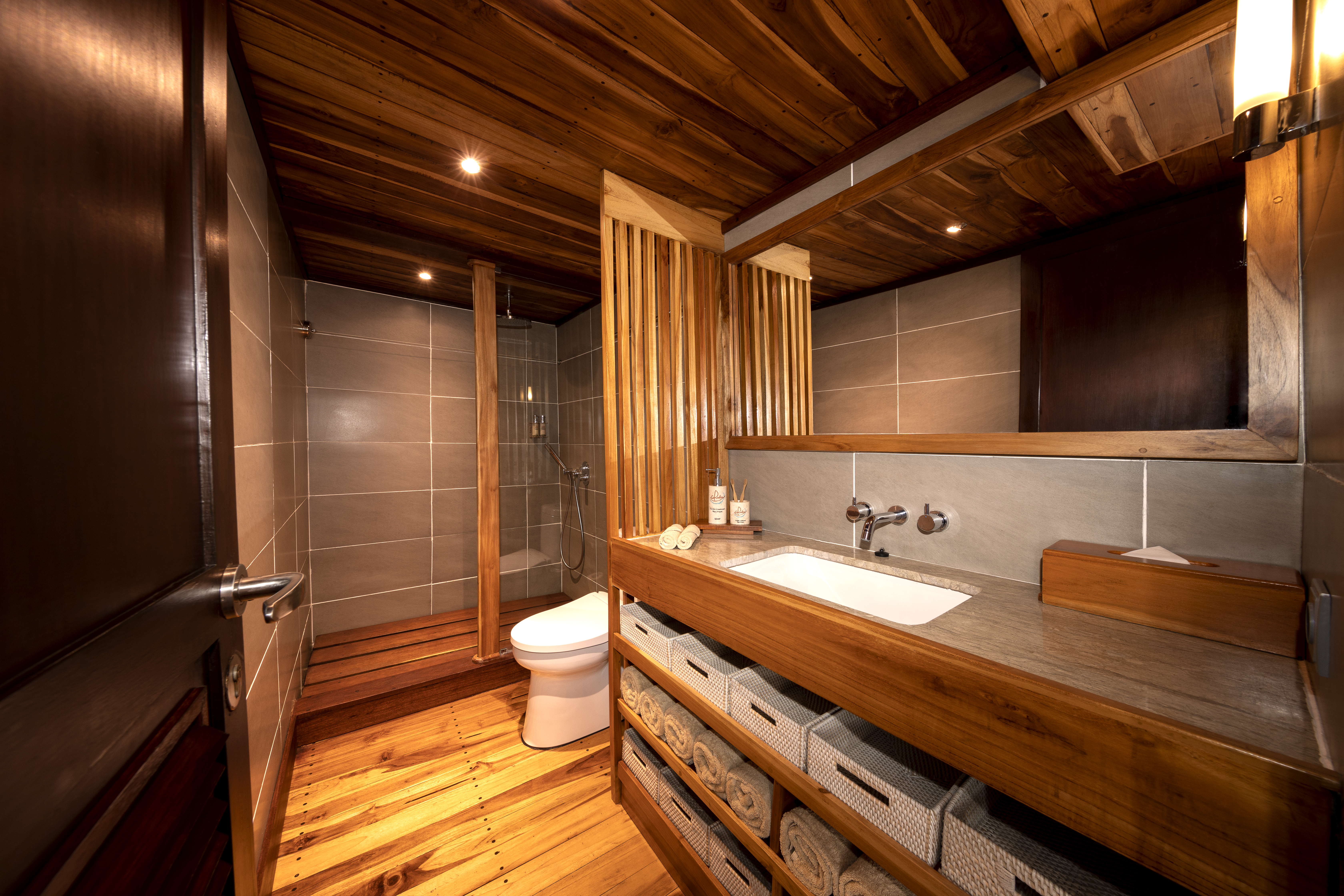 Coralia Liveaboard Master cabin bathroom